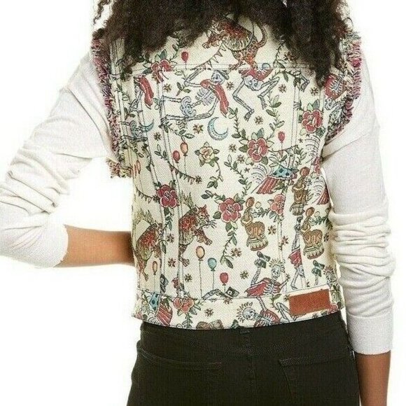 Zadig & Voltaire Kio Deluxe Tapestry Vest - Picture 10 of 10